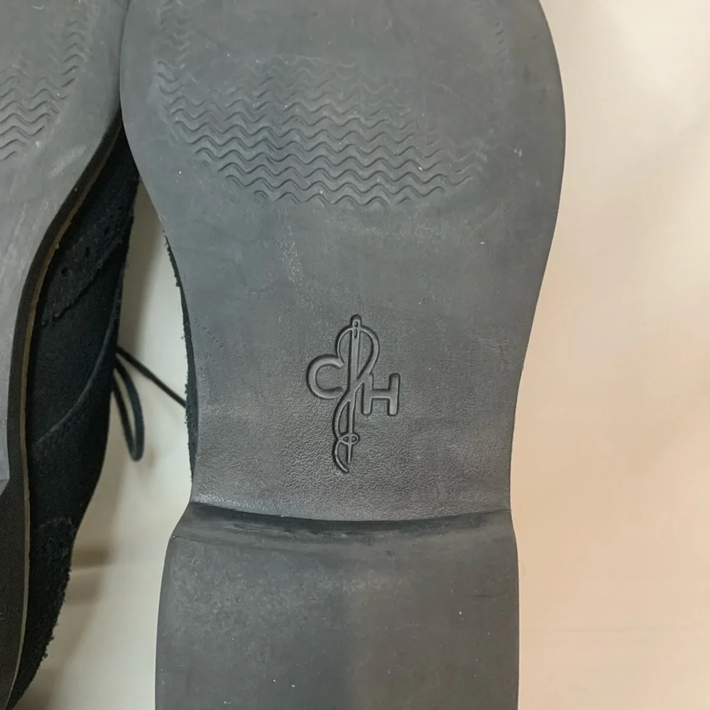 Cole Haan Black Suede Oxfords Size 8.5